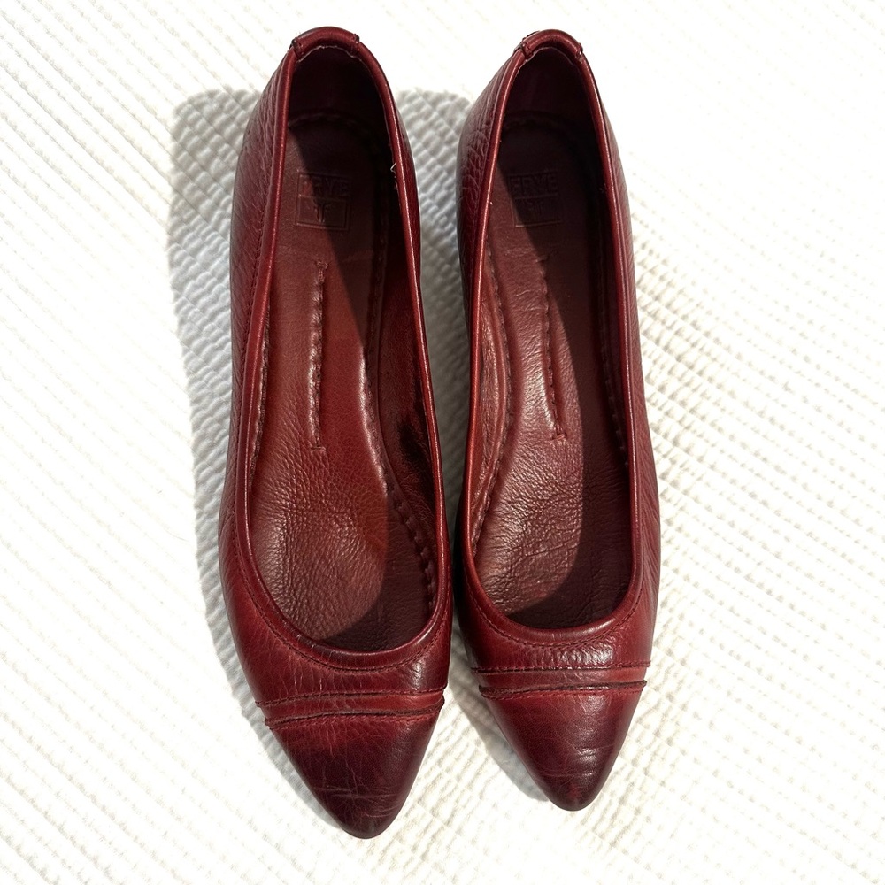 FRYE | Alicia Ballet point toe leather flats - Picture 4 of 7